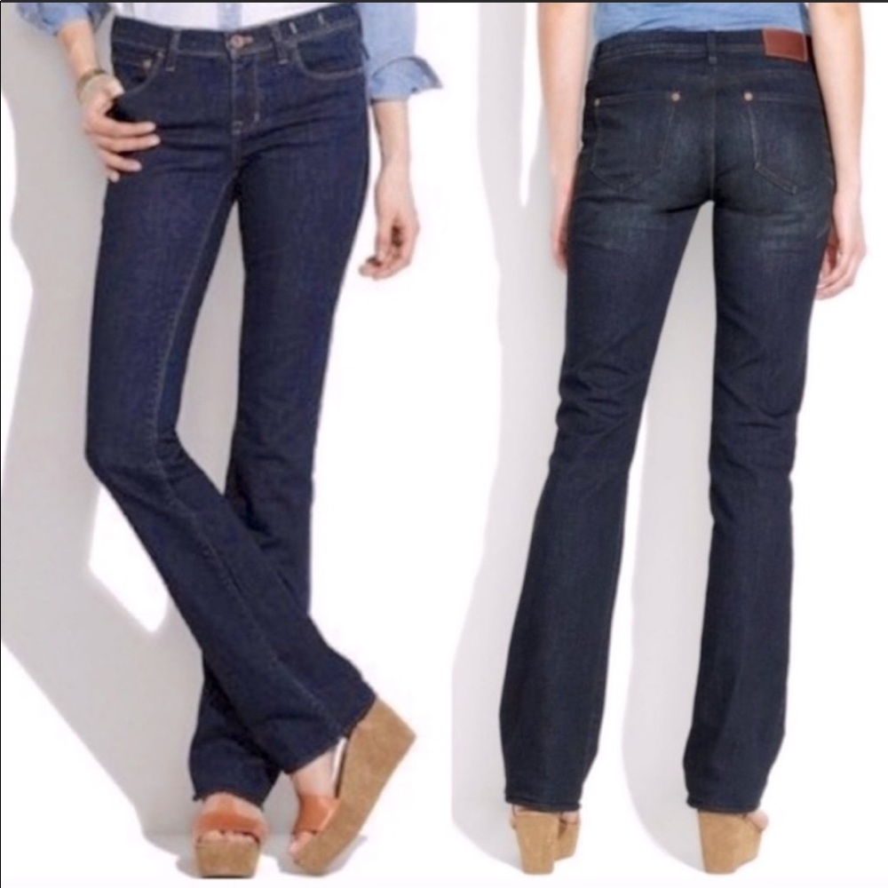 Madewell Bootlegger Dark Wash Denim Jeans 26 x 32